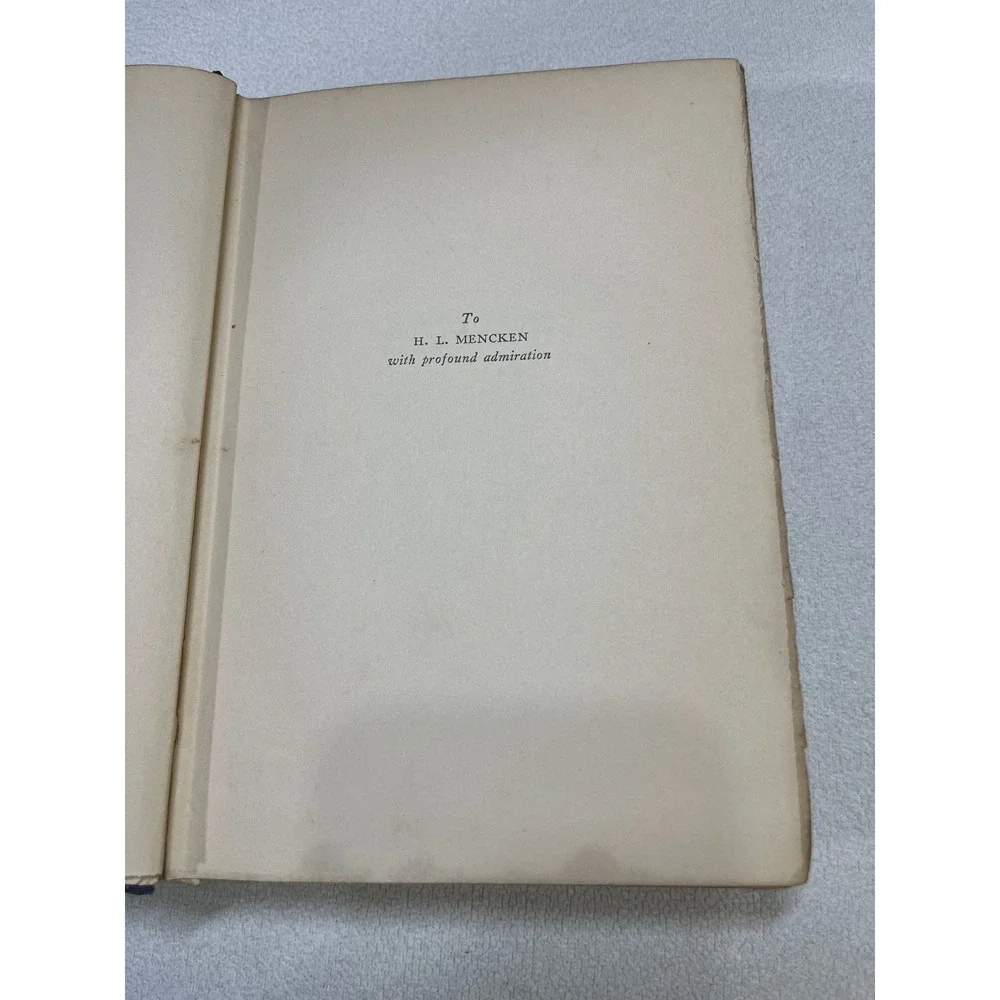 Elmer Gantry by‎ Sinclair Lewis 1927 First Edition Harcourt Brace and Company